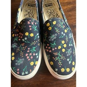 Keds Slip-On Sneakers - Black Floral